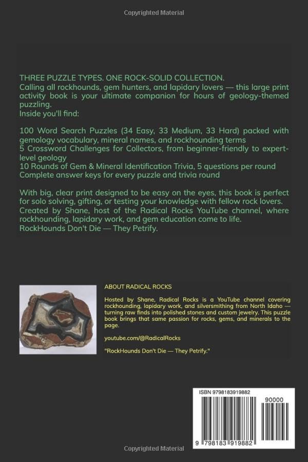The Ultimate Rocks,Gems & Minerals Puzzle Book