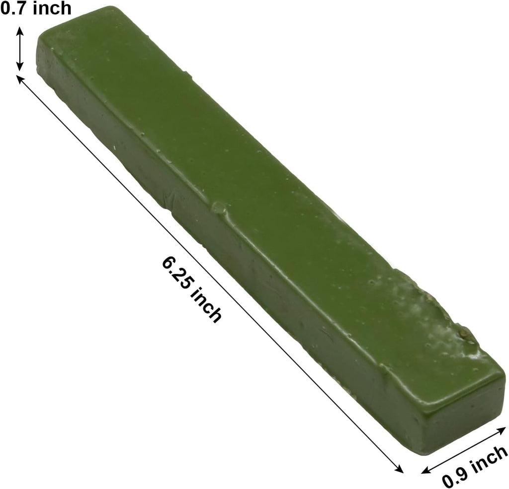 DOP Wax Fit for Lapidary Cabachon Forming Cutting and Polishing Versatile (Green DOP Wax-4P) | Polishing Versatile 4 Packs