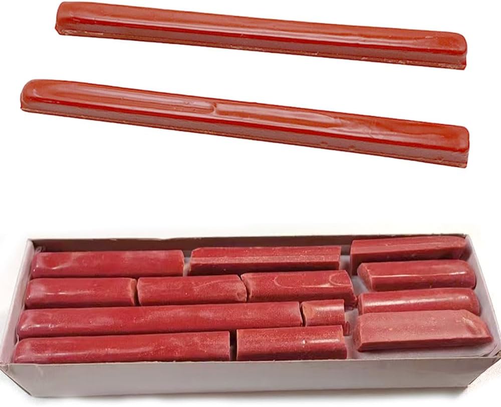 JuxLux 140 Gram Lapidary DOP Wax Faceting Strong Hold Dopping Wax Sticks for Lapidary DOP Wax Melting Pot Stone Heater Cabochons Cabbing Forming Buffing Polishing Cutting Dapping Diamond Ring Jewelry