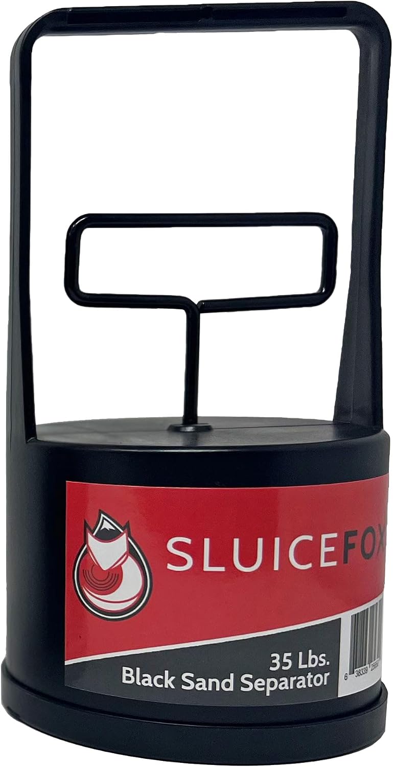 Huntley Sweeper Magnet – Magnetic Pickup Tool for Gold Panning & Black Sand Separation – Handheld Prospecting Magnet (8 lb, 16 lb, 35 lb, 50 lb, or 75 lb)
