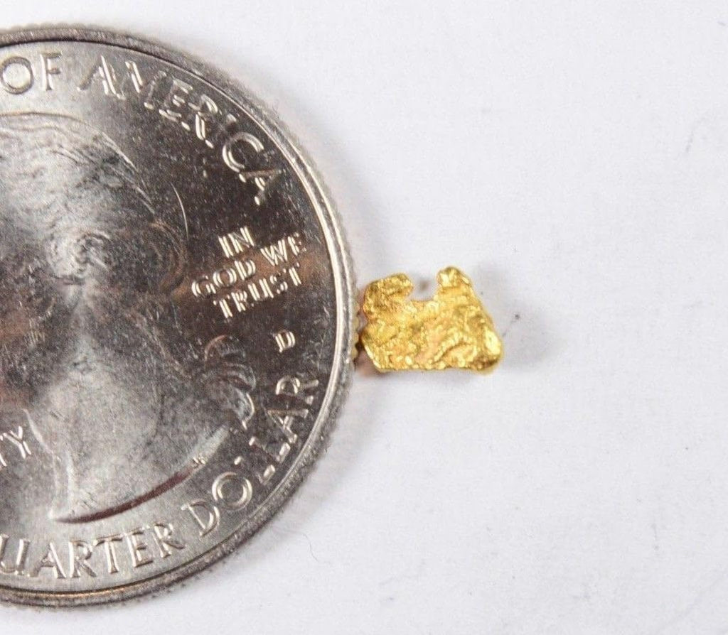 Alaskan-Yukon BC Gold Rush Natural Gold Nugget 0.28 Grams Genuine