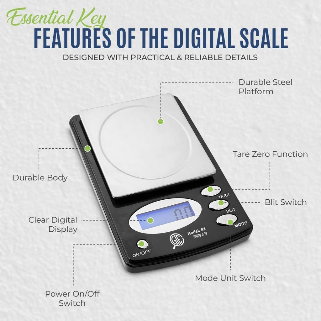 Gemtone All-in-One Gold, Silver, Platinum & Diamond Jewelry Testing and Appraisal Kit with Solutions, Digital Scale, Diamond Tester, Touchstone, and Accessories