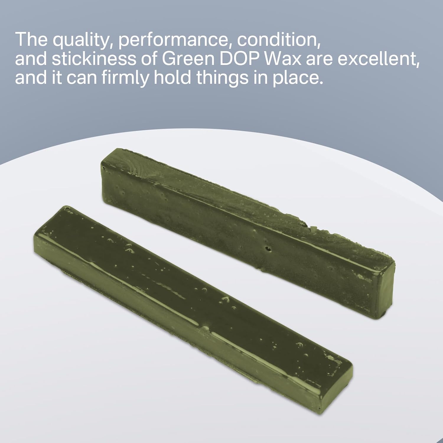 DOP Wax Fit for Lapidary Cabachon Forming Cutting and Polishing Versatile (Green DOP Wax-4P) | Polishing Versatile 4 Packs
