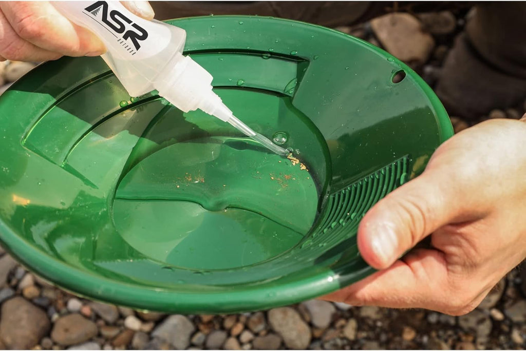 ASR Outdoor 11pc Gold Panning Kit Prospecting Equipment with Classifier Screens, Dual Riffle Gold Pans