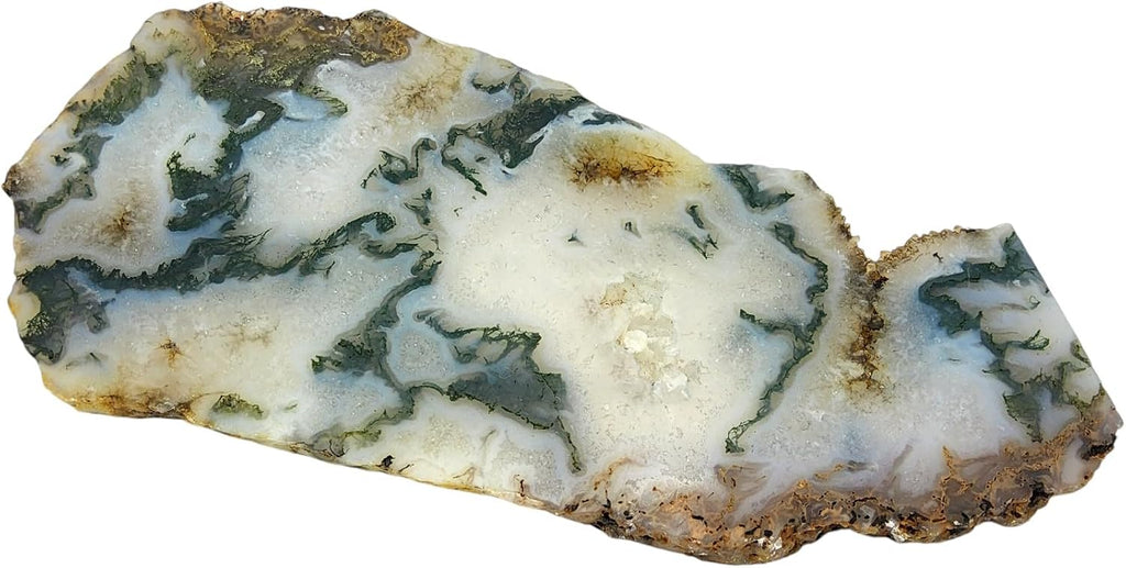 Moss Agate, Slab, cabbing Rough, Lapidary, #R-6875