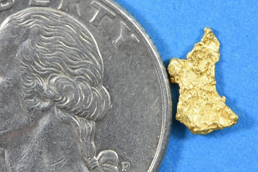 Alaskan-Yukon BC Gold Rush Natural Gold Nugget 0.28 Grams Genuine