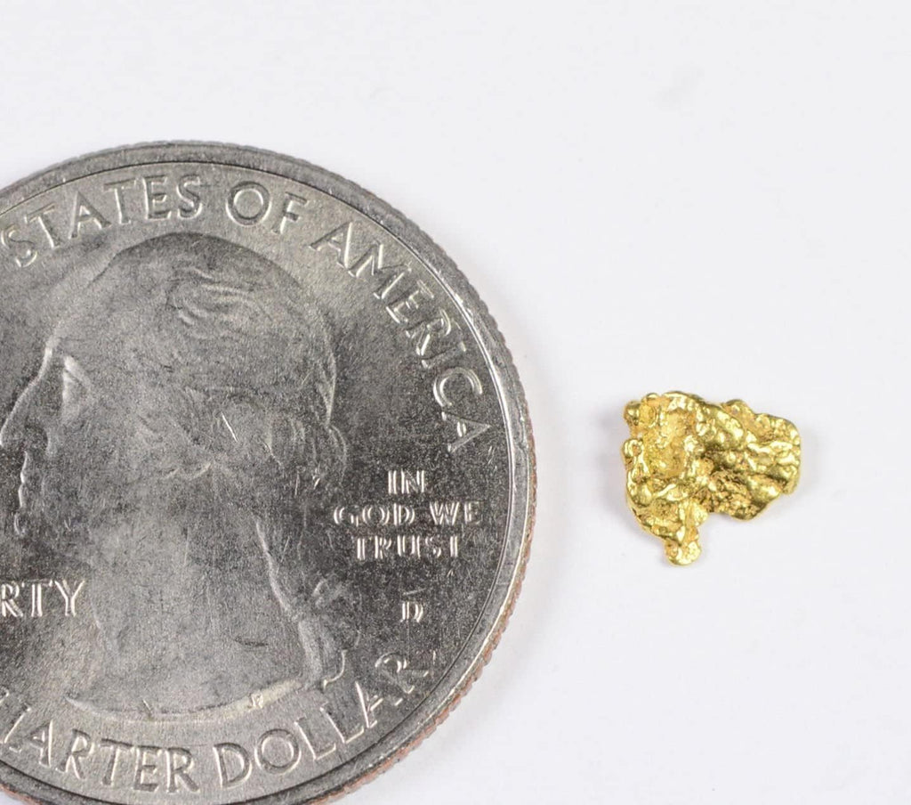 Alaskan-Yukon BC Gold Rush Natural Gold Nugget 0.28 Grams Genuine