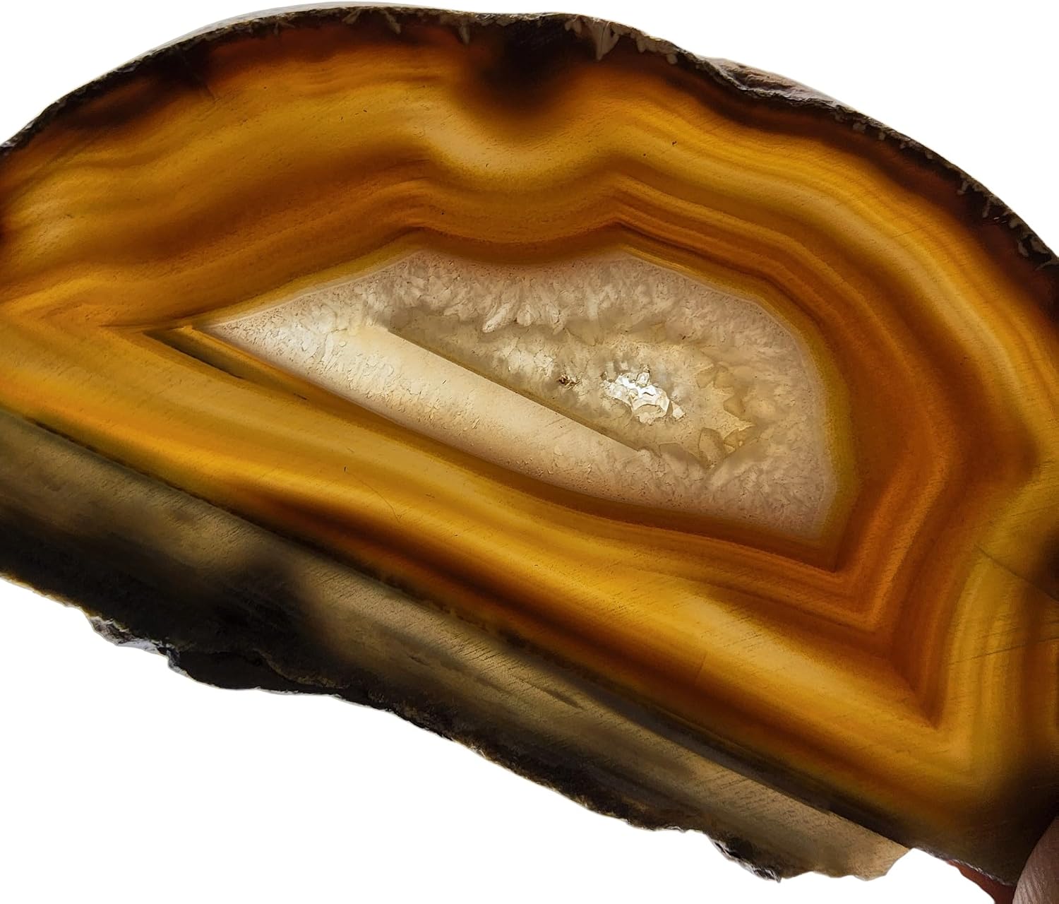 Banded Agate, Brazil, Slab, cabbing Rough, Lapidary, #R-6932