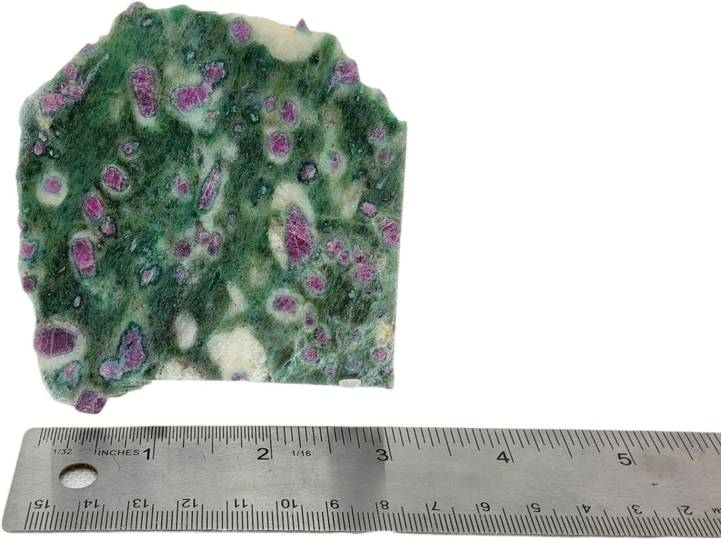 Ruby in Fuchsite, India, Kyanite, Slab, cabbing Rough, #R-7083