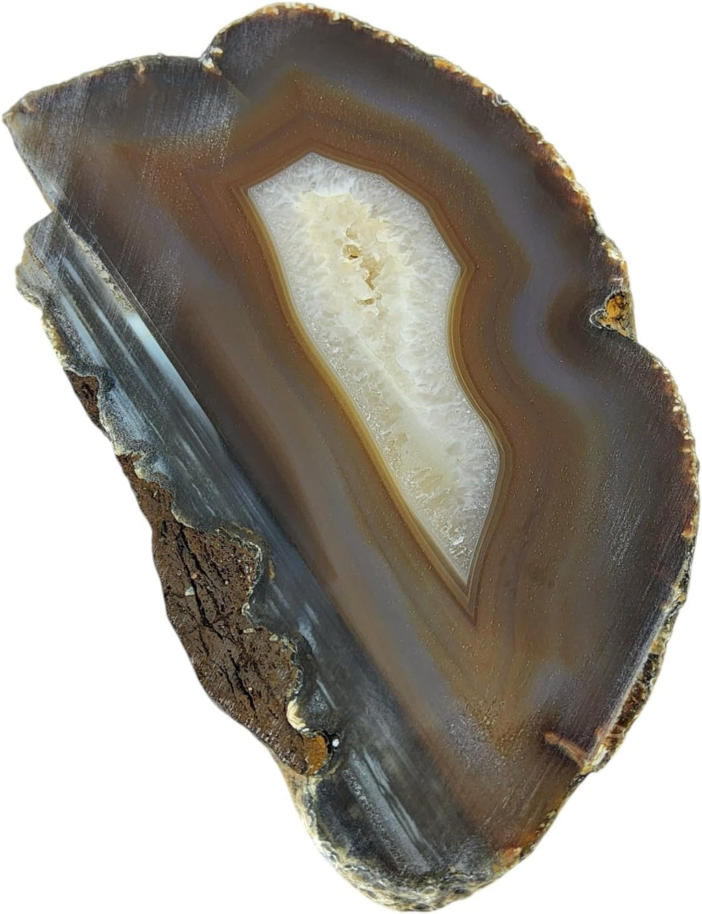 Banded Agate, Brazil, Slab, cabbing Rough, Lapidary, #R-6932