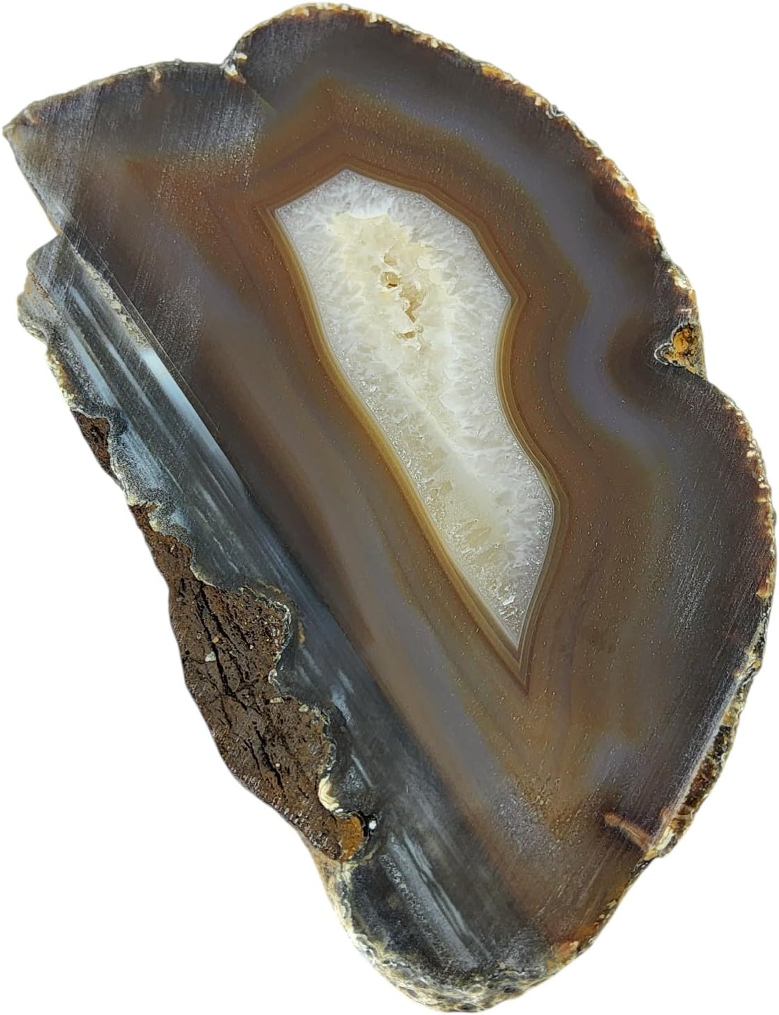 Banded Agate, Brazil, Slab, cabbing Rough, Lapidary, #R-6932
