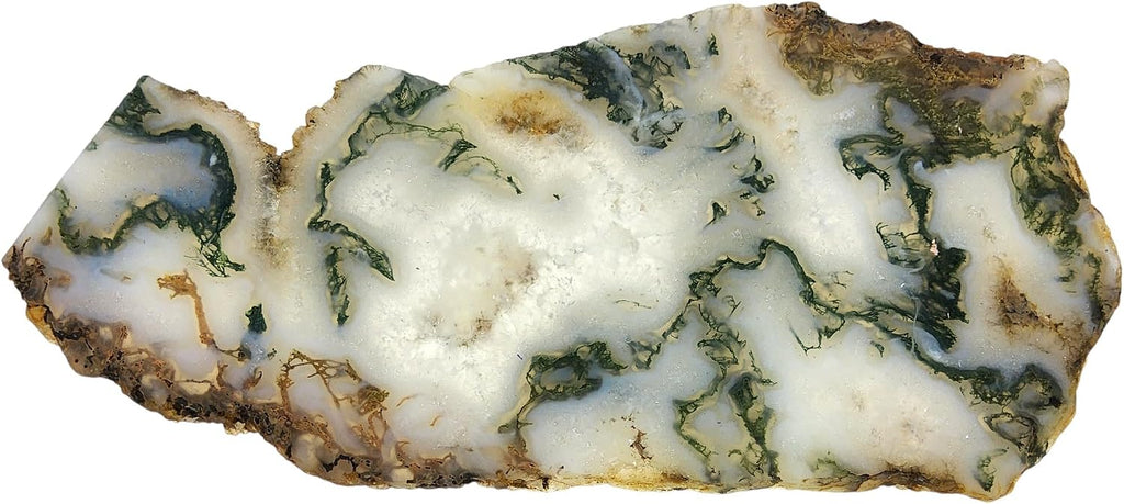 Moss Agate, Slab, cabbing Rough, Lapidary, #R-6875