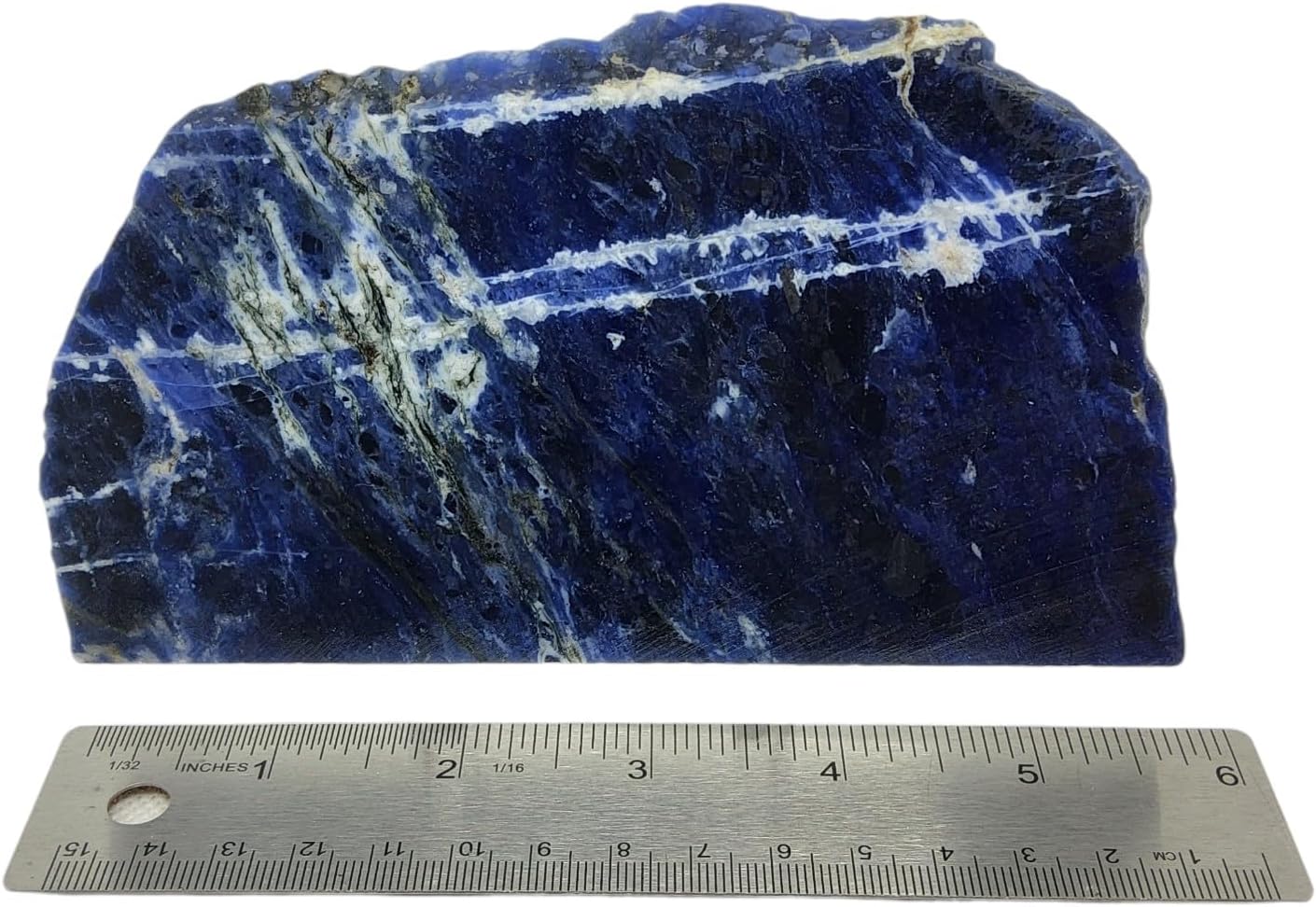 Sodalite, Brazil, slab, cabbing rough, lapidary, #R-6454