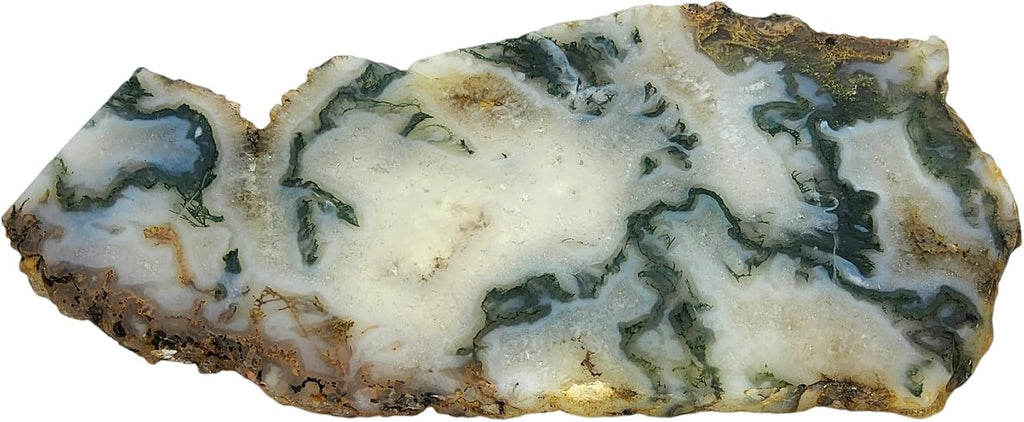Moss Agate, Slab, cabbing Rough, Lapidary, #R-6875