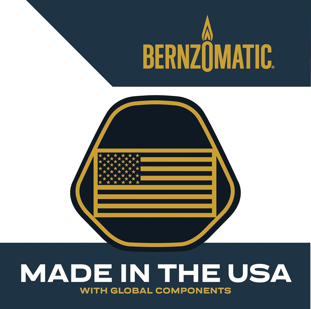 Bernzomatic Trigger Start Torch (TS 8000 Torch) | High Output Hand Torch for Weed Burner, Soldering, Brazing & Cooking | Fits Propane Tank | Heavy Duty Torch Head