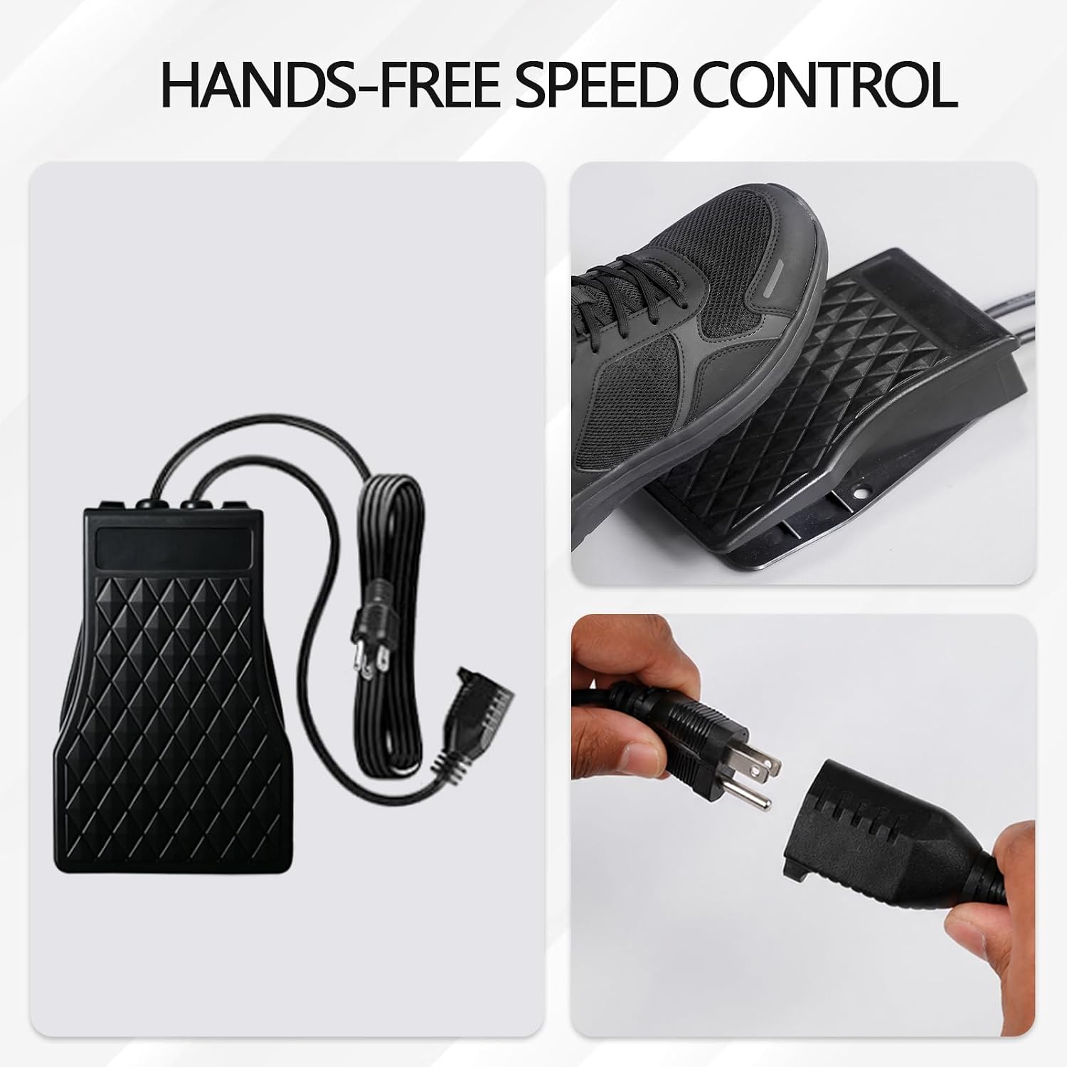 1200W Flex Shaft Rotary Tool, 30000RPM Variable Speed Hanging Grinder with 46Pcs Accessories & Foot Pedal, Electric Flexible Shaft Carving Machine for Wood Metal Jewelry Polishing Sanding Engraving