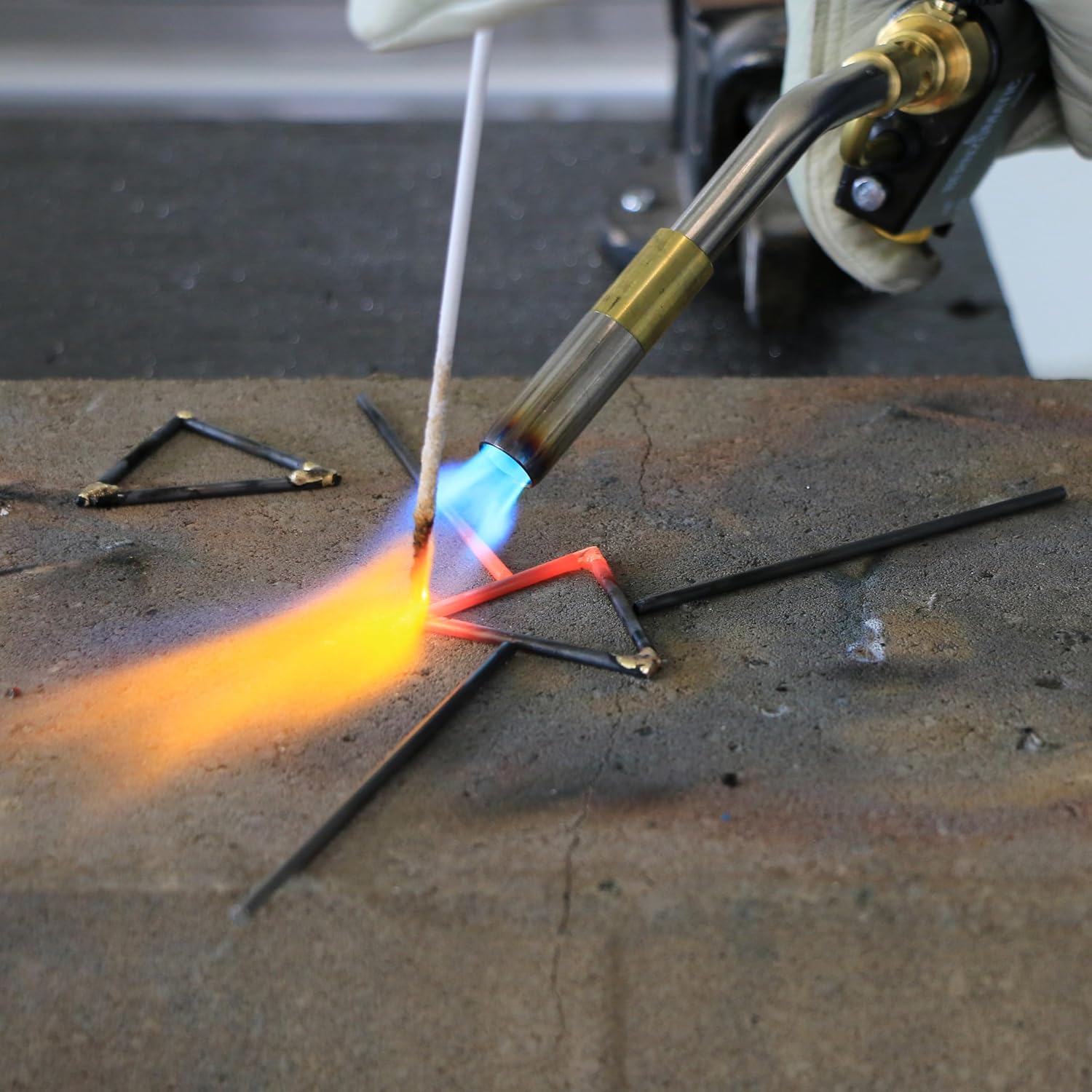 Bernzomatic Trigger Start Torch (TS 8000 Torch) | High Output Hand Torch for Weed Burner, Soldering, Brazing & Cooking | Fits Propane Tank | Heavy Duty Torch Head