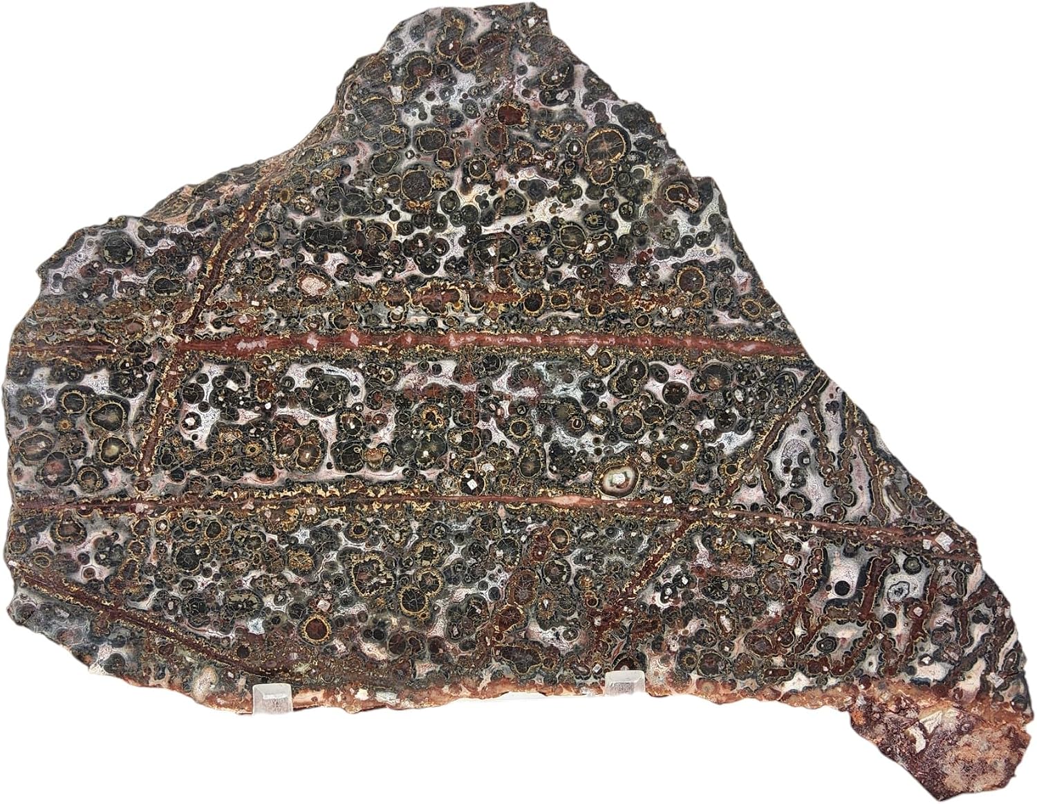 Leopard Jasper, Slab, cabbing Rough, Lapidary, #R-6862