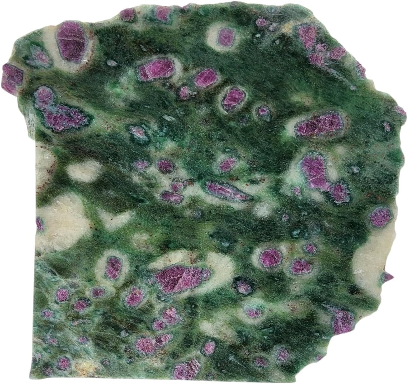 Ruby in Fuchsite, India, Kyanite, Slab, cabbing Rough, #R-7083