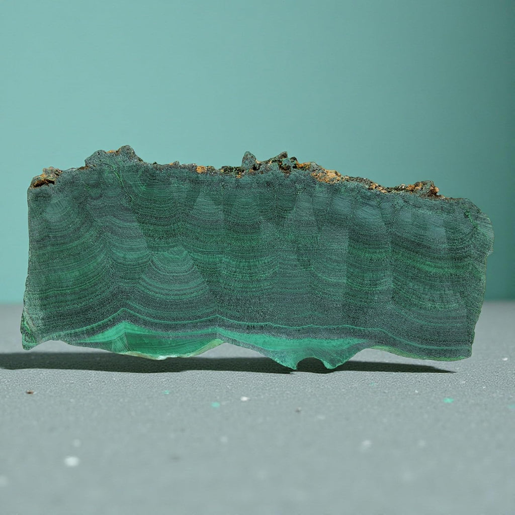 Malachite, Slab, cabbing Rough, Lapidary, #R-6944