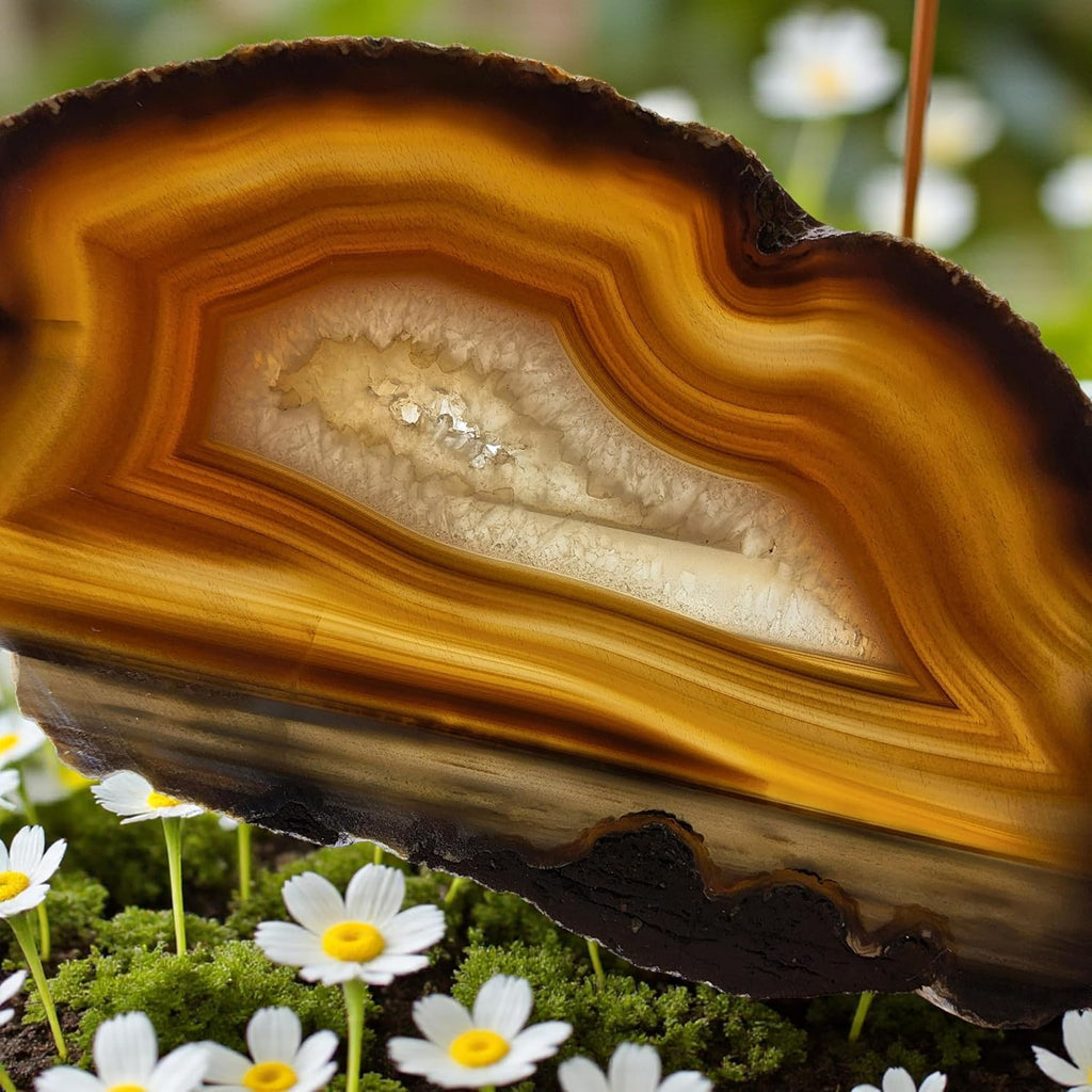 Banded Agate, Brazil, Slab, cabbing Rough, Lapidary, #R-6932