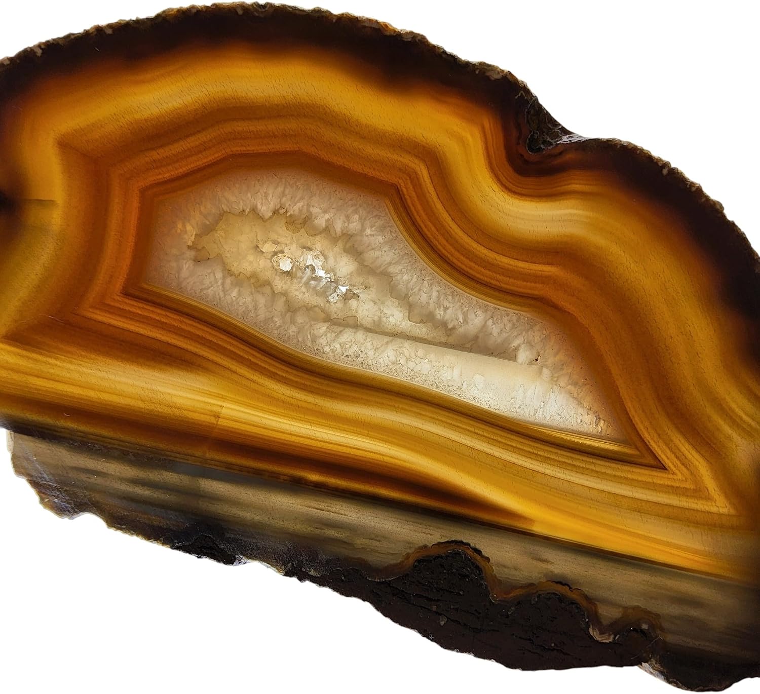 Banded Agate, Brazil, Slab, cabbing Rough, Lapidary, #R-6932