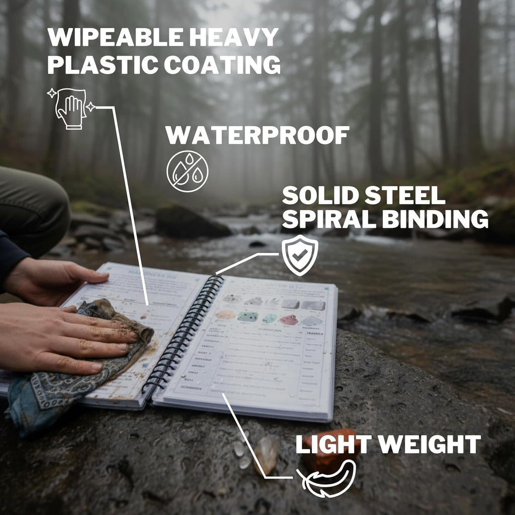 Rocks and Minerals of the United States Identification Field Guide | Thick Waterproof Coating| Find Crystals, Gems, Geodes, and Rocks | Rockhounding ... Rock Chasing [Oct 12, 2024]