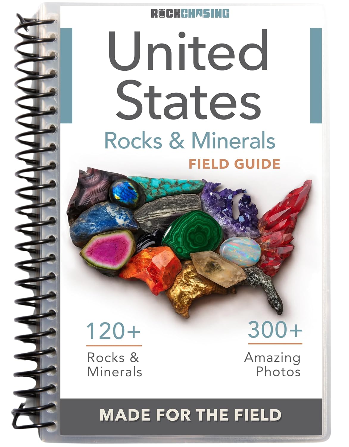 Rocks and Minerals of the United States Identification Field Guide | Thick Waterproof Coating| Find Crystals, Gems, Geodes, and Rocks | Rockhounding ... Rock Chasing [Oct 12, 2024]