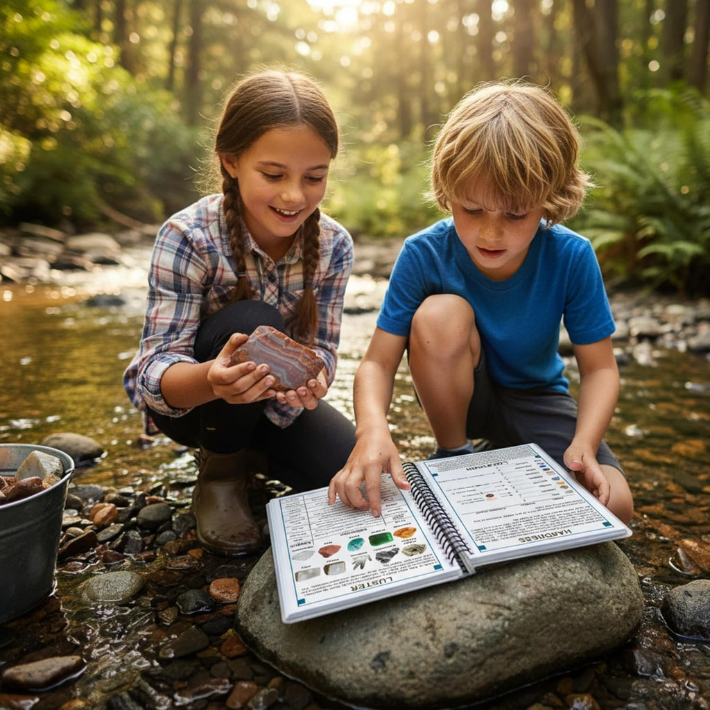 Rocks and Minerals of the United States Identification Field Guide | Thick Waterproof Coating| Find Crystals, Gems, Geodes, and Rocks | Rockhounding ... Rock Chasing [Oct 12, 2024]