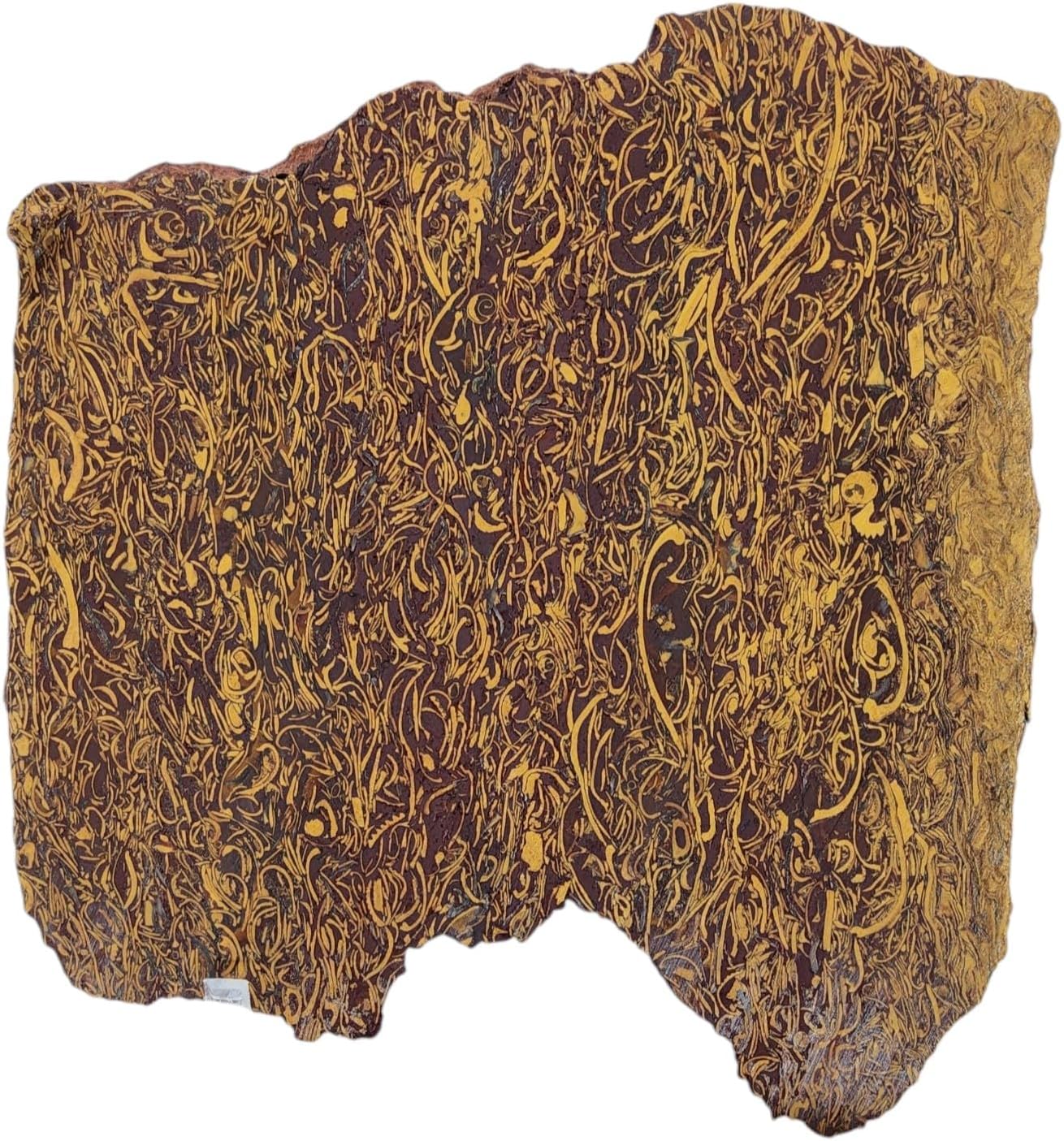 Calligraphy Jasper, Script Stone, Slab, cabbing Rough, #R-7152 | lapidary supplies India